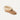 A color sand Sheepskin Slippers with beige sheepskin fur lining on a light gray background #color_sand