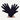 A pair of possum merino gloves in gray, showing the front view with the hands inserted.