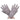 A pair of possum merino gloves in gray, showing the front view with the hands inserted.