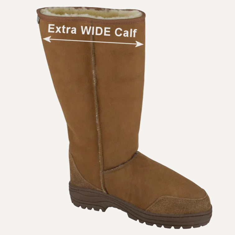 Extra Wide Calf Ultimate Tall Sheepskin Boots – Kiwi Sheepskins