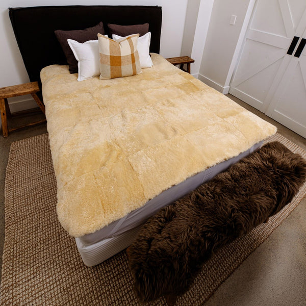 Medical Sheepskin Rectangle Pad - Regular Temp Washable - Australian