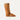 Side view of chestnut sheepskin boots from Kiwi Sheepskins on a white background, featuring a perfectly shaped shaft that flatters the calf and a rounded toe design for lasting comfort #color_chestnut