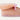 Side view of a pink Sheepskin Boots for babies from Kiwi Sheepskins, crafted with fluffy sheepskin wool and soft insole for a perfect, cozy fit #color_pink