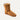 A chestnut Sheepskin Boots boot with white fur lining on a light gray  background #color_chestnut