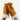 a pair of color tan lambskin mittens with white fur trim, shown on a white background and folded hands, highlighting the comfortability and craftsmanship of kiwi sheepskins mittens #color_tan