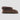 Sheepskin slippers in #color_chocolate with Sheepskin linings on a grey background 