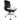 A Medical Sheepskin Wheelchair Cover placed on a black office chair, showing the texture and color of the pad.